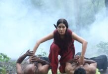 நோவா’ படத்தில் ஆக்சன் காட்சிகளில் மிரட்டி இருக்கும் ரைசா வில்சன்